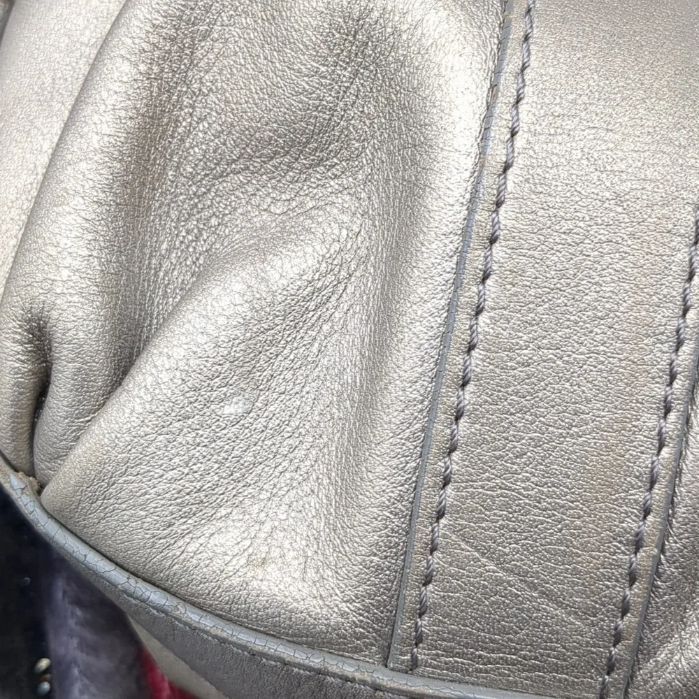 Cole Haan silver bag